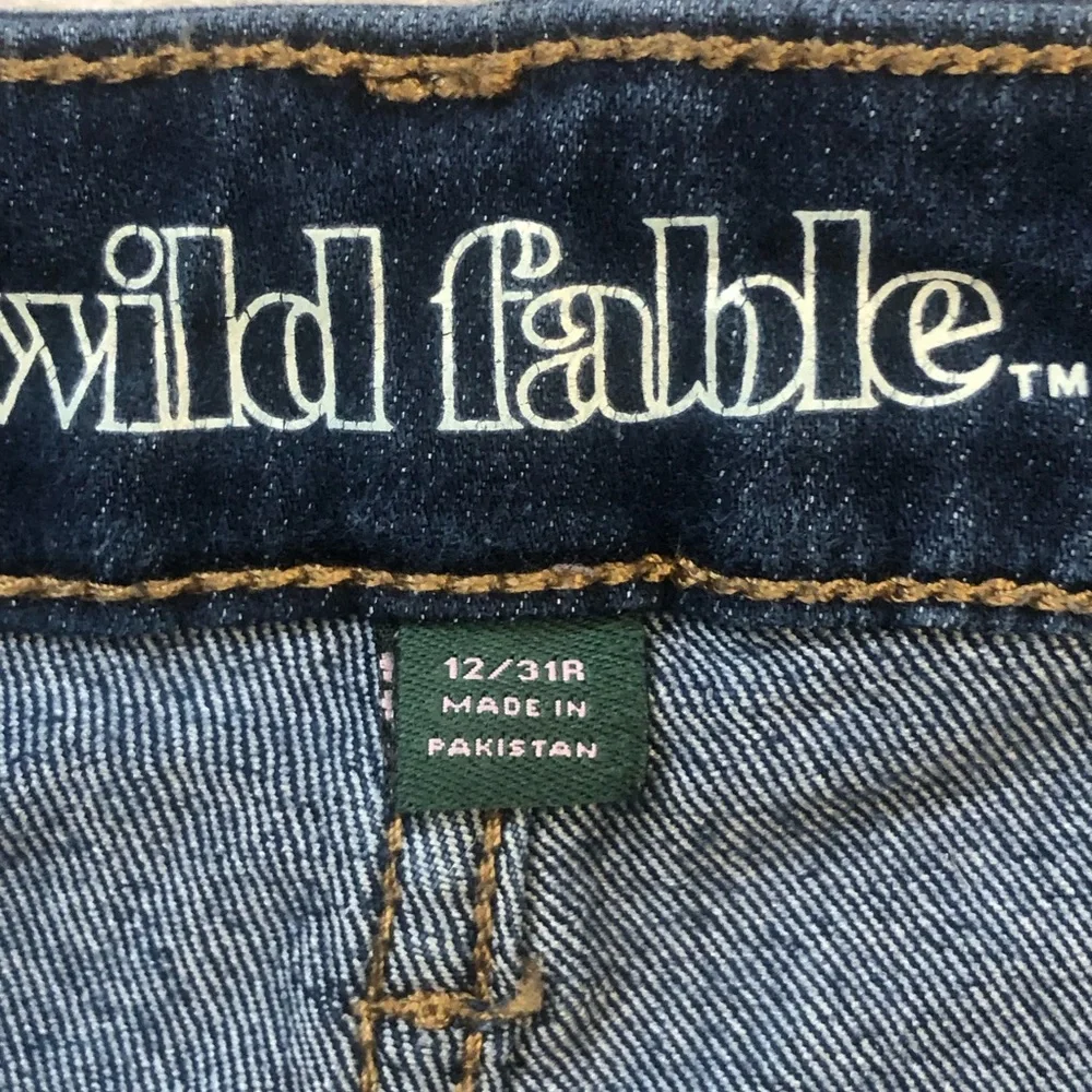 wild fable Dark Indigo Raw Hem Denim Shorts size 12
